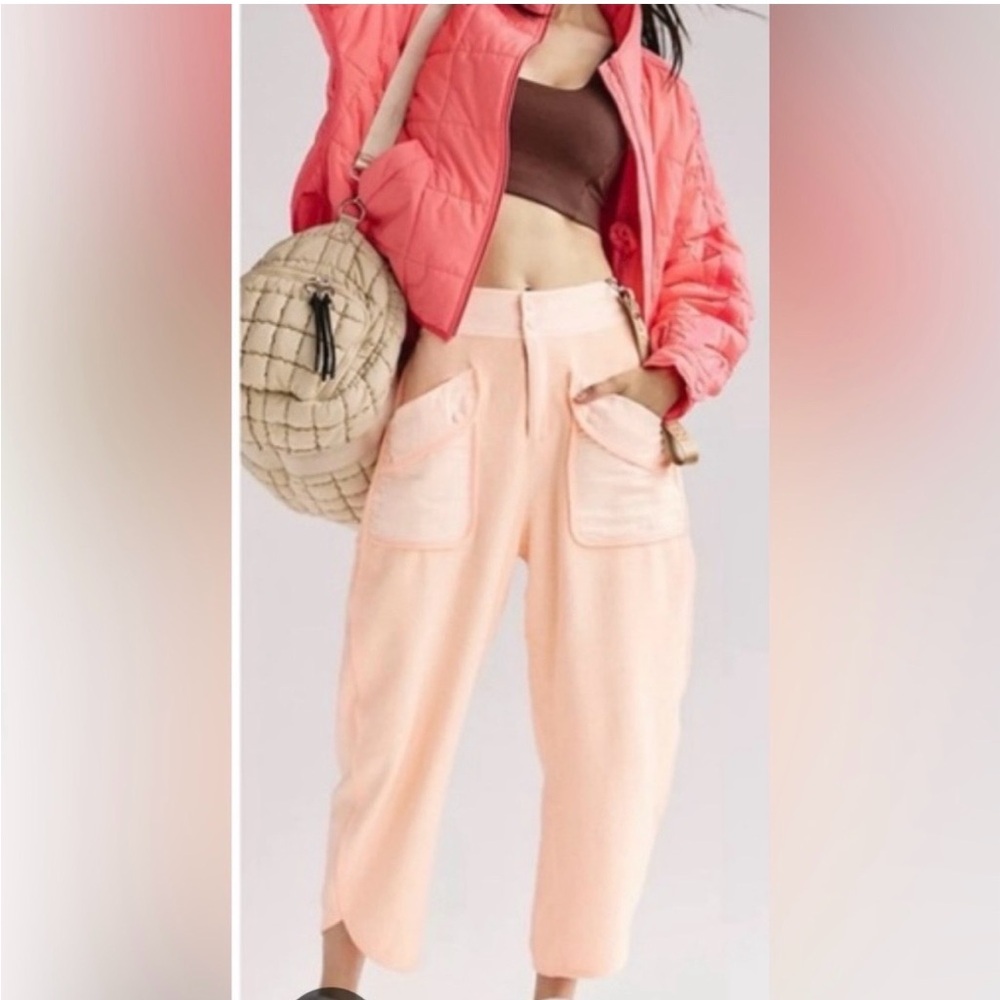 FP Movement by Free People Peach Timko Cropped Pants